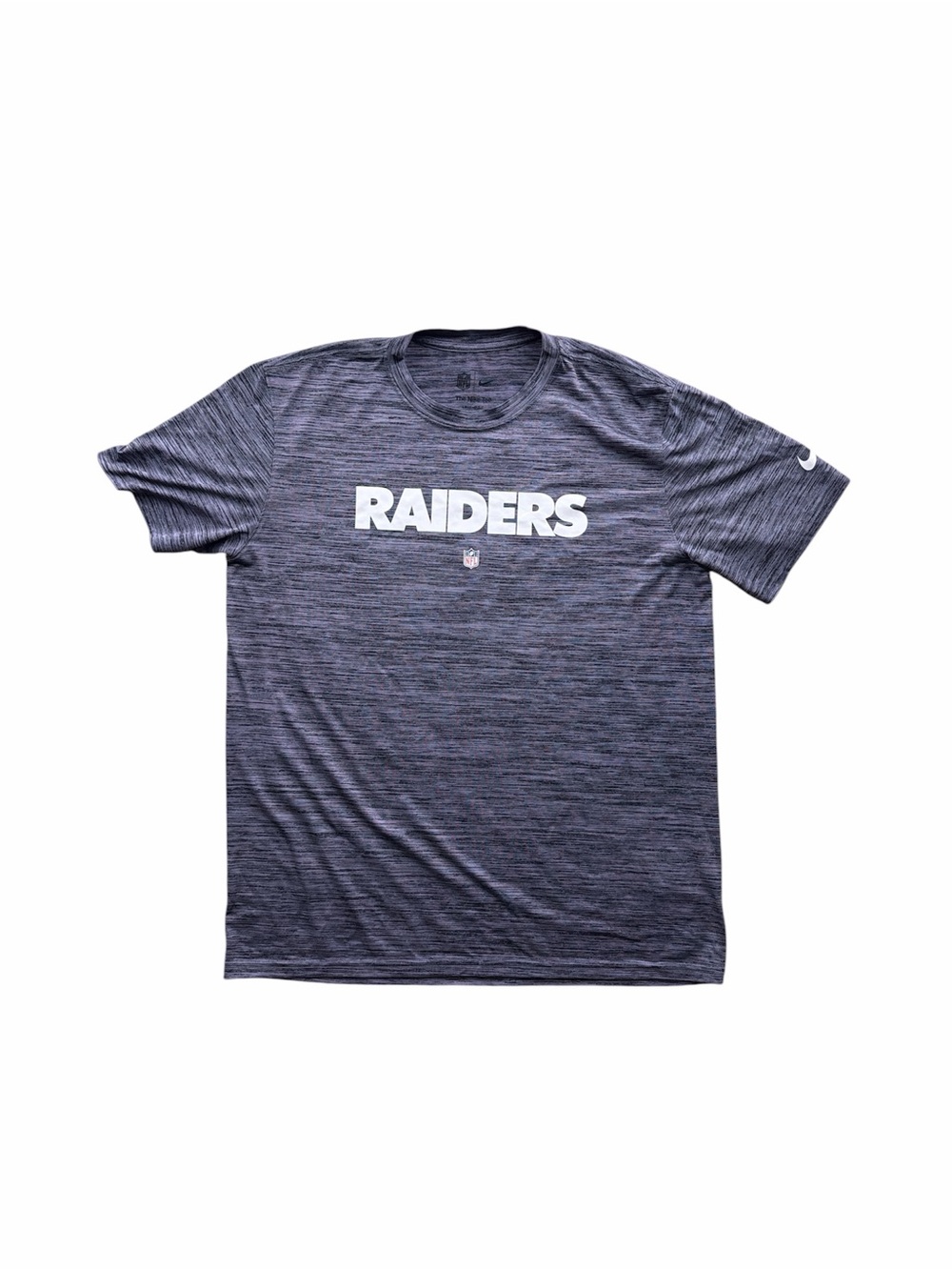 Nike Large Las Vegas Raiders Dri-FIT Performance T-Shirt | NFL Team Issue